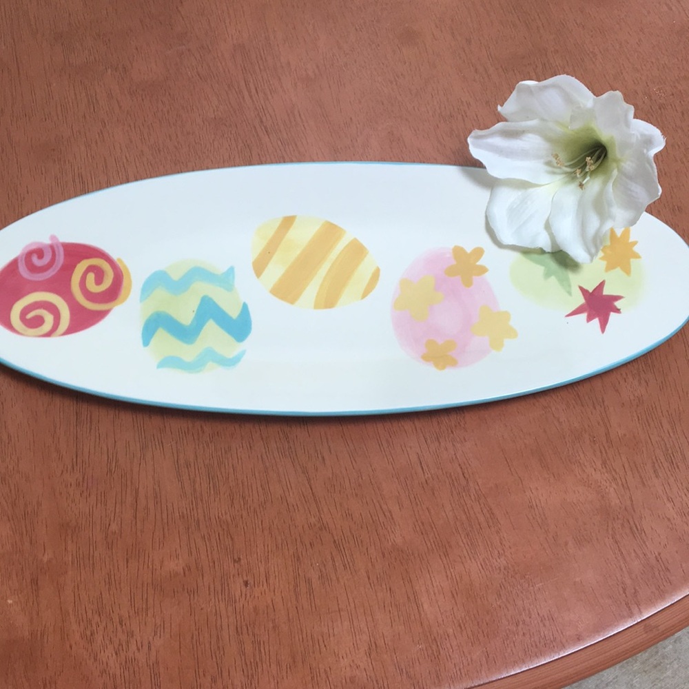 🌻 Easter oblong serving tray.